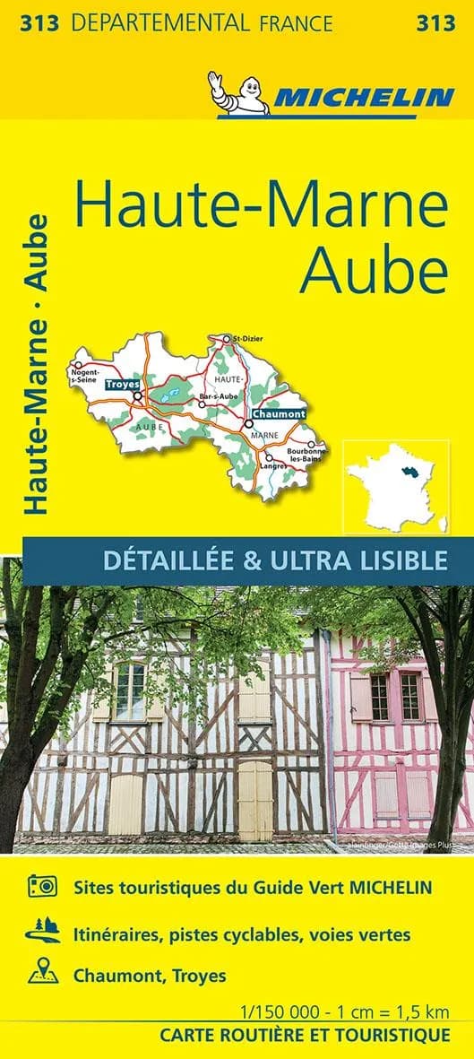 Aube, Haute-Marne (Éd. 14) [réalisé et publié par] Michelin, cartes et guides