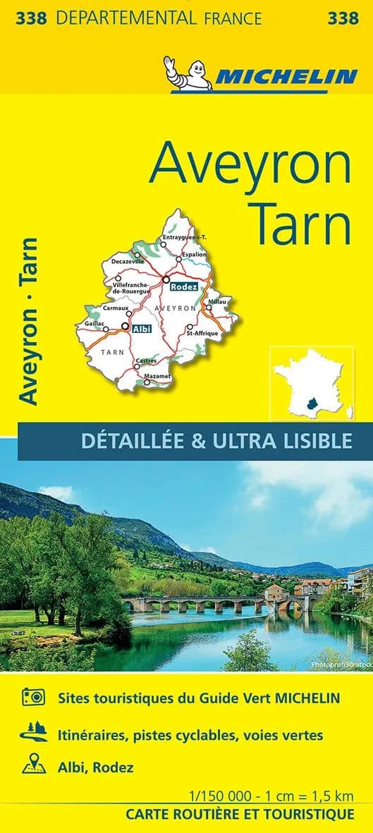 Aveyron, Tarn (Éd. 15) réalisé et publié par Michelin, cartes et plans