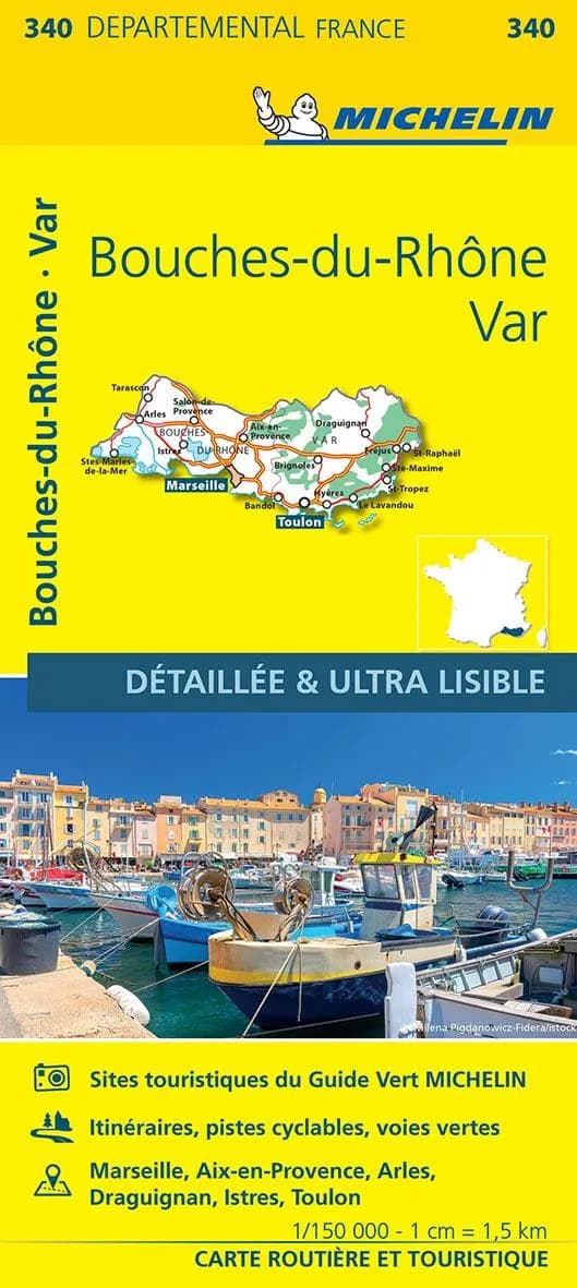 Bouches-du-Rhône, Var (Éd. 12) [réalisé et publié par] Michelin, cartes et plans