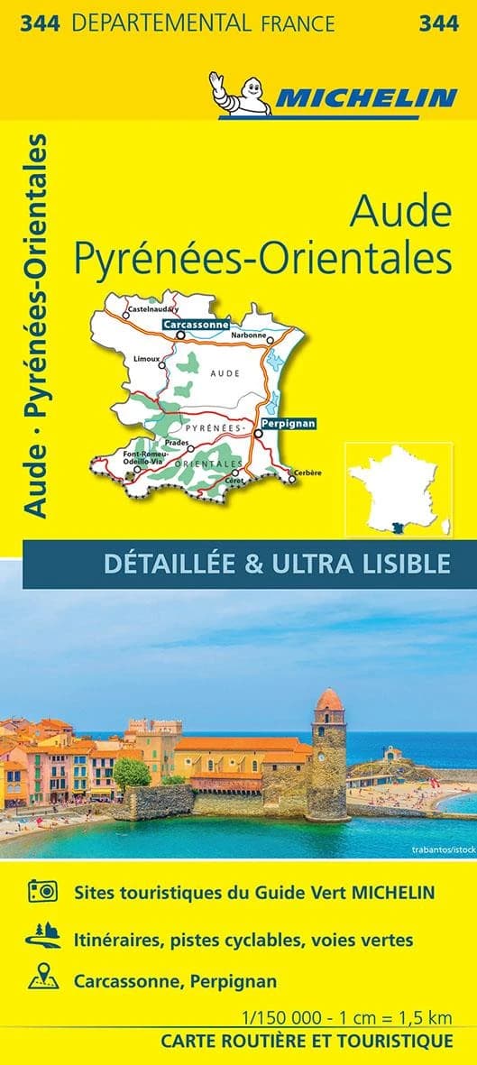 Aude, Pyrénées-Orientales (Éd. 14) [réalisé et publié par] Michelin, cartes et plans
