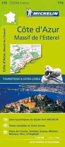 Côte d'Azur, Massif de l'Esterel : Massif de l'Estérel (Éd. 15) [réalisé et publié par] Michelin, cartes et plans