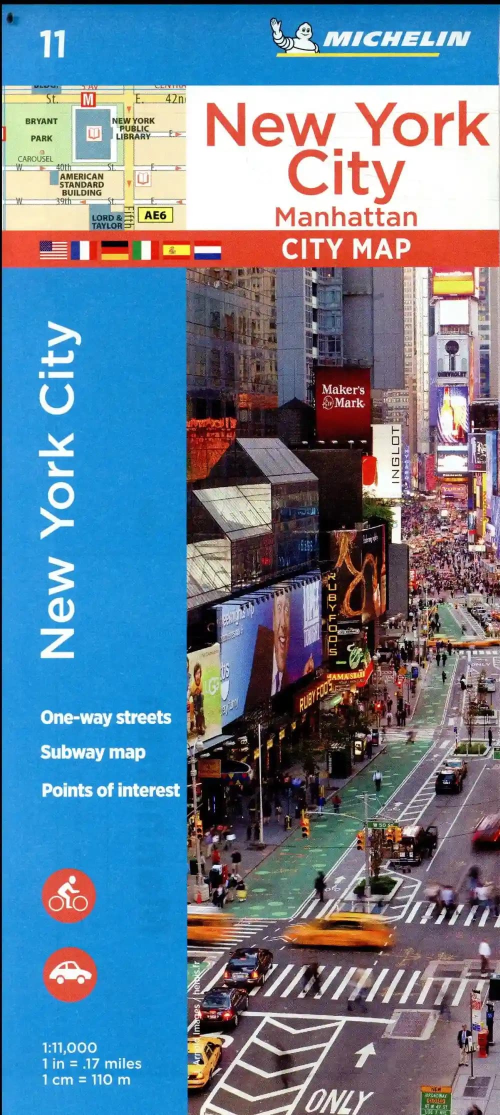 New York City : Manhattan (Éd. 4) [réalisé et publié par] Michelin, cartes et plans