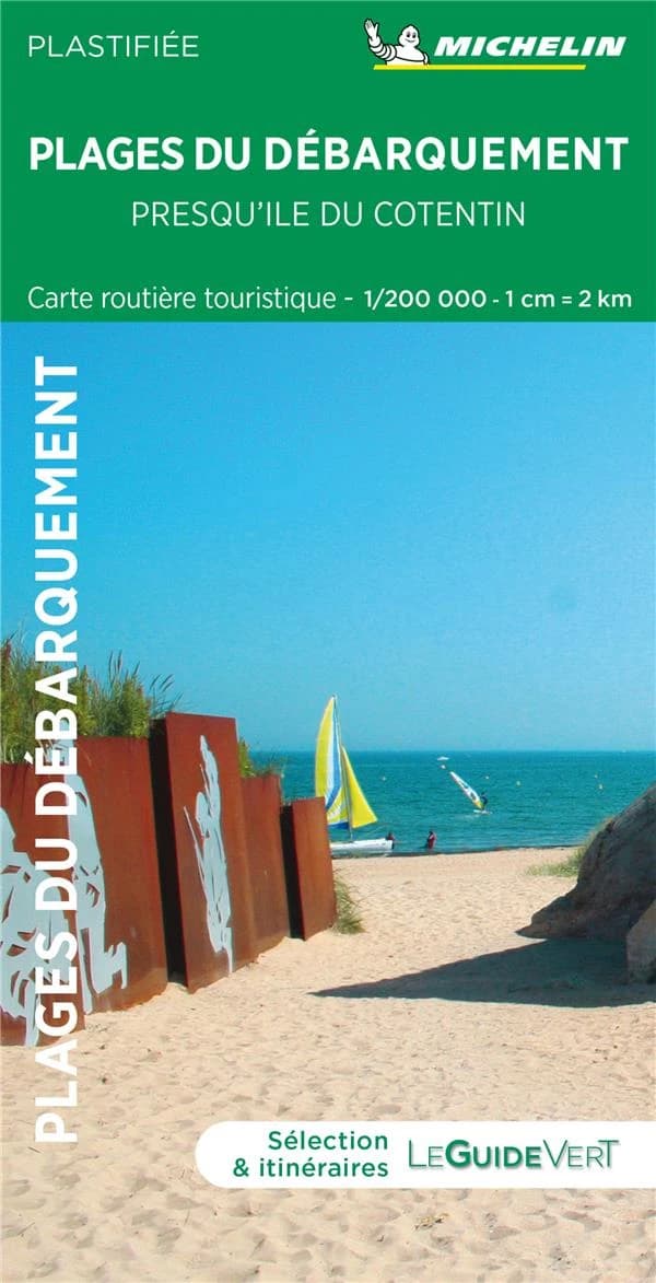 Plages du débarquement, presqu'île du Cotentin : carte routière touristique (Édition 1.1) [réalisé et publié par] Michelin voyage
