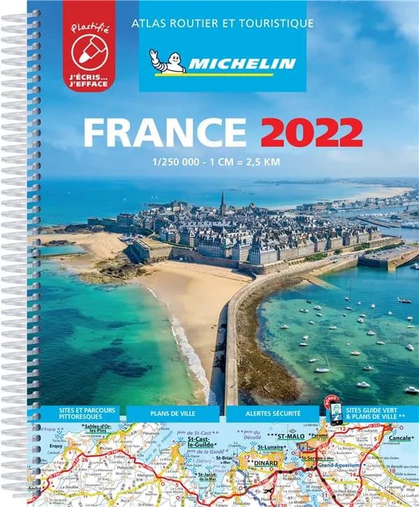 France : atlas routier et touristique (Édition 2022) [réalisé et publié par] Michelin, cartes et plans