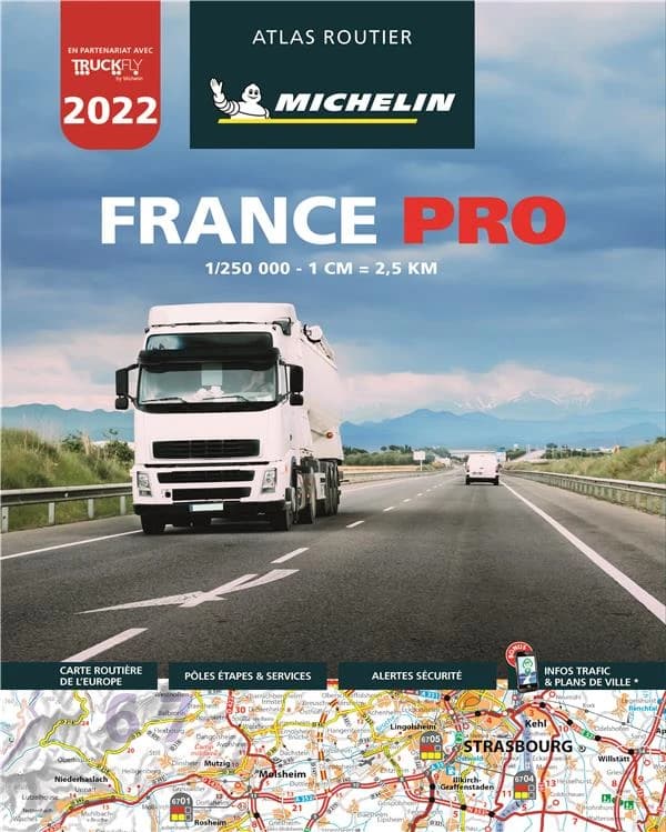 France Pro : atlas routier (Édition 2022) [réalisé et publié par] Michelin, cartes et plans