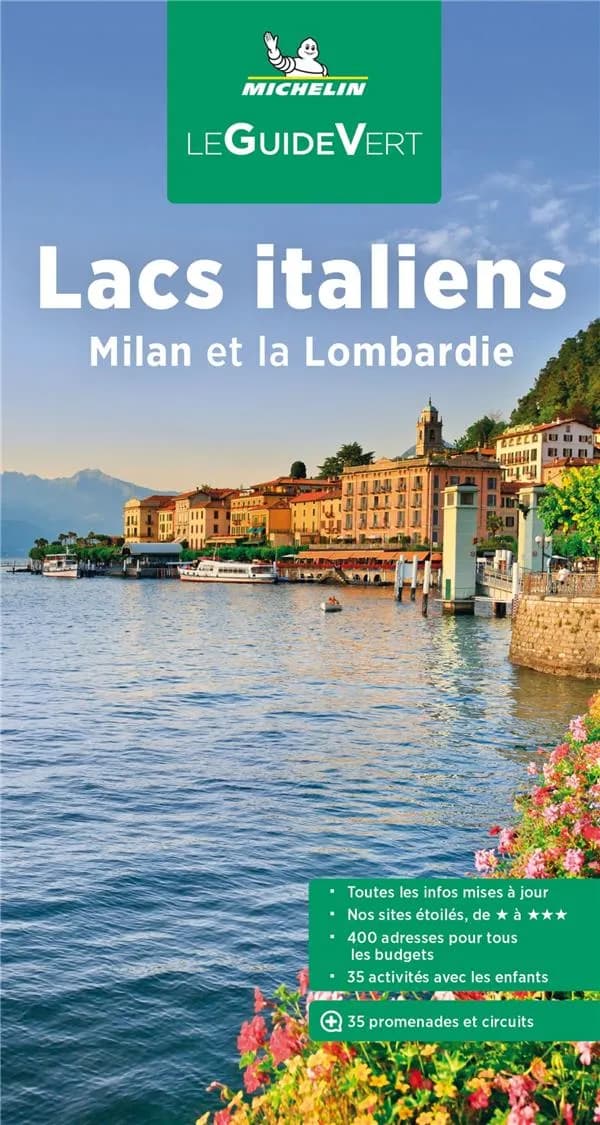 Lacs italiens, Milan et la Lombardie (Parution 2022) Michelin