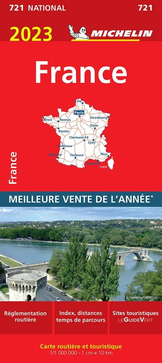 France 2023 : 2022 (Éd. 21.1) [réalisé et publié par] Michelin, cartes et plans