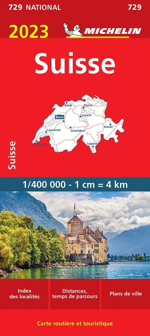 Suisse : 2023 (Éd. 21.1) [réalisé et publié par] Michelin, cartes et plans