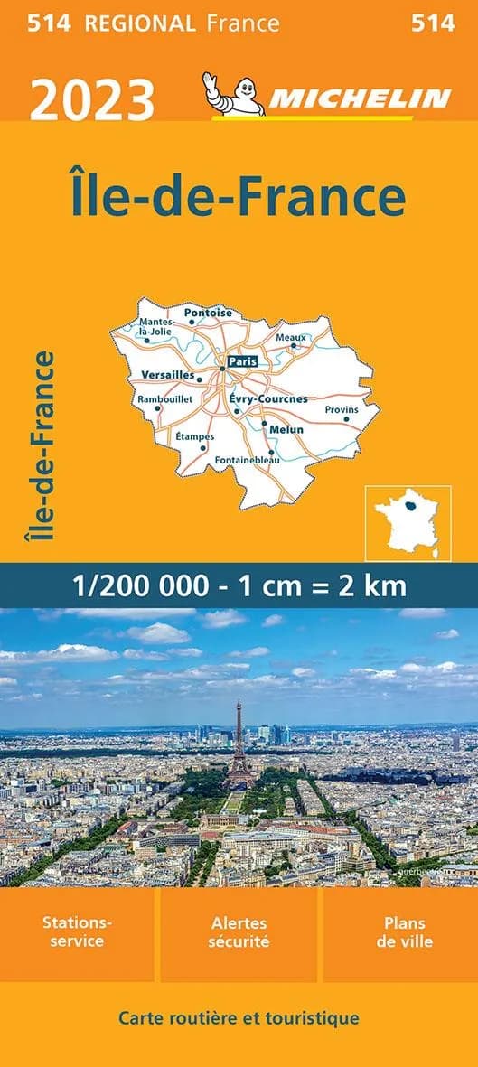 Île-de-France : 2023 (15.1e édition) [réalisé et publié par] Michelin, cartes et plans
