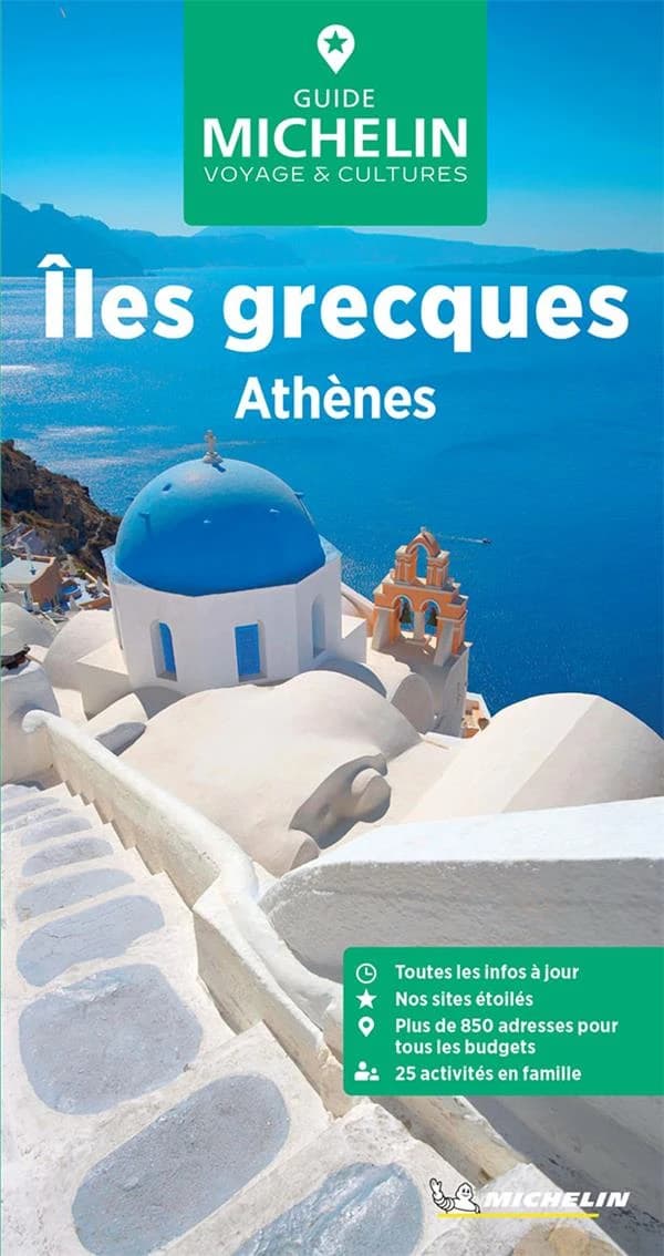 Îles grecques, Athènes (Parution 2024) Michelin