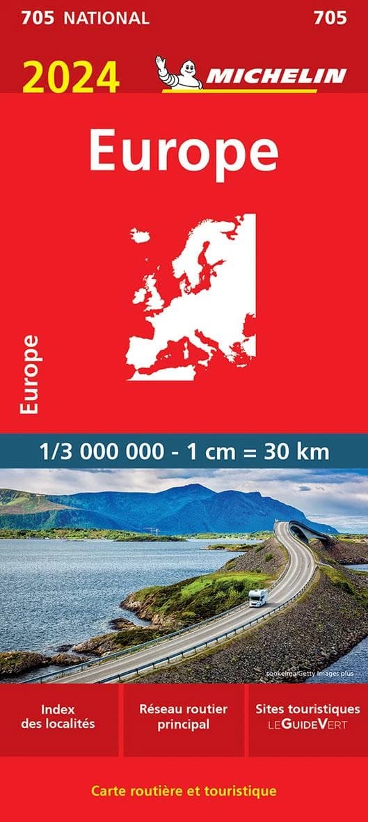 Europe : 2024 (Édition 22.1) [réalisé et publié par] Michelin, cartes et plans