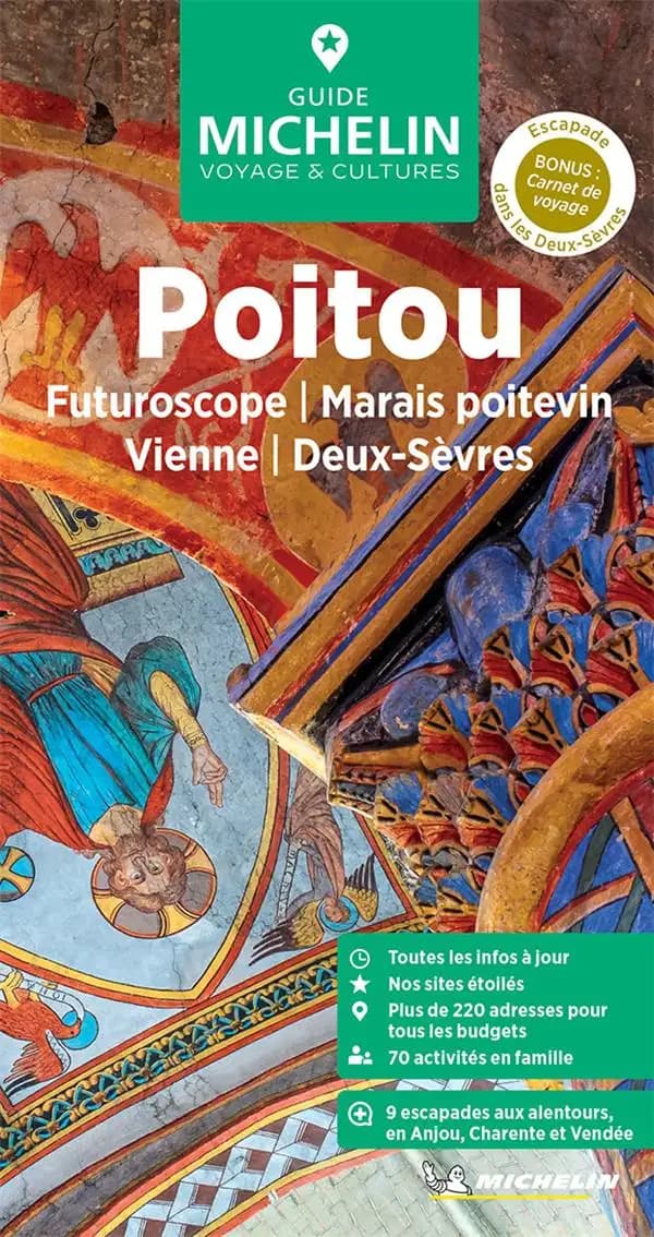 Poitou : Futuroscope, Marais poitevin, Vienne, Deux-Sèvres (Parution 2024) Michelin