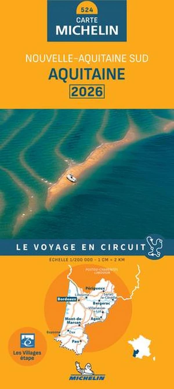 Aquitaine : Nouvelle-Aquitaine sud : 2026 (Édition 20.1) [réalisé et publié par] Michelin, cartes et plans