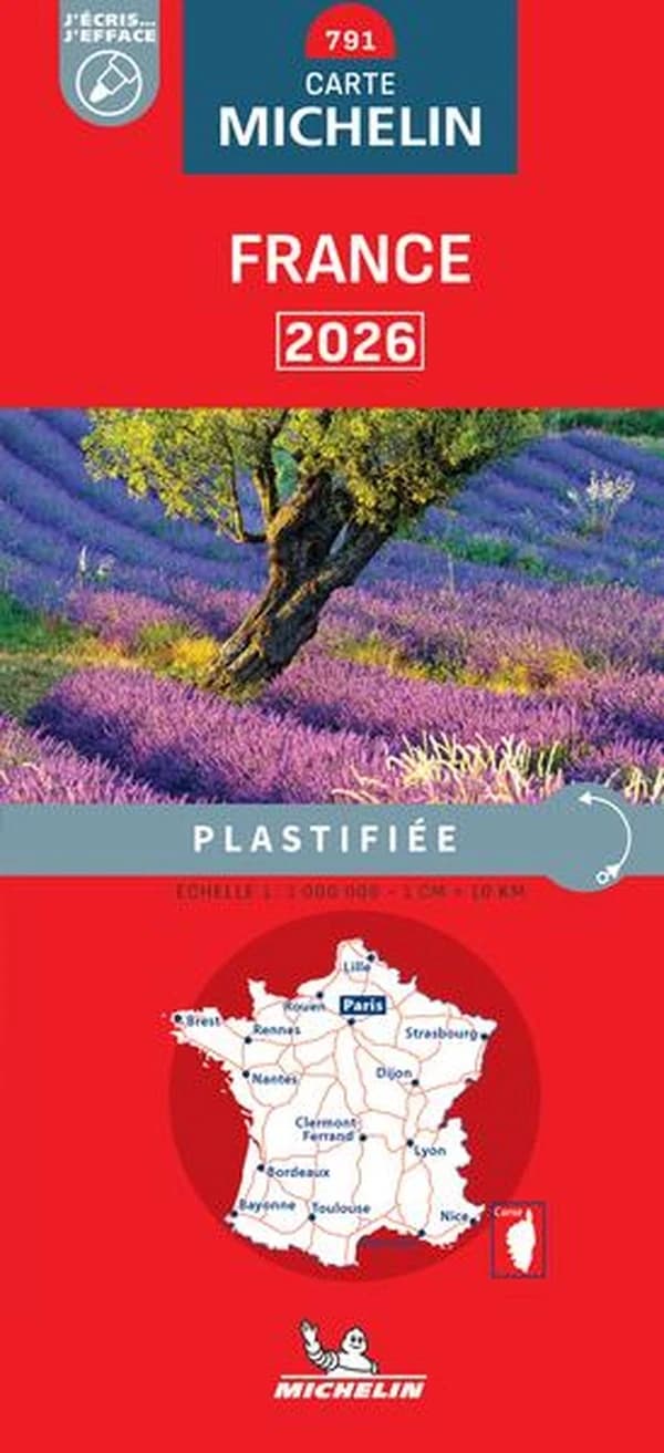 France : 2026 : plastifiée (Éd. 15.1) [réalisé et publié par] Michelin Éditions