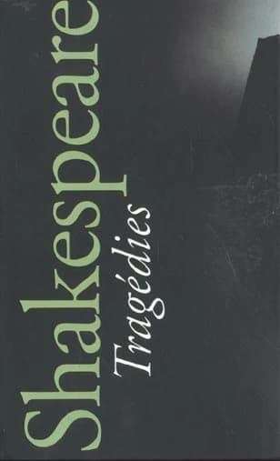Tragédies : Coffret en 2 volumes