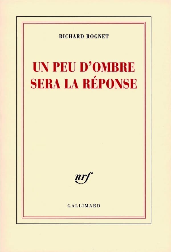 Un peu d'ombre sera la réponse : poèmes