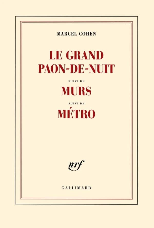 Le grand-paon-de-nuit ; suivi de Murs ; suivi de Métro