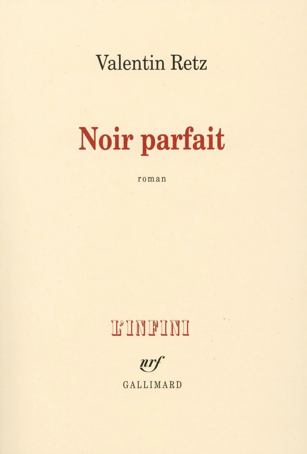 Noir parfait : roman