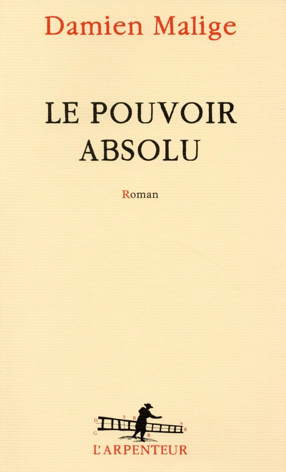 Le pouvoir absolu : roman