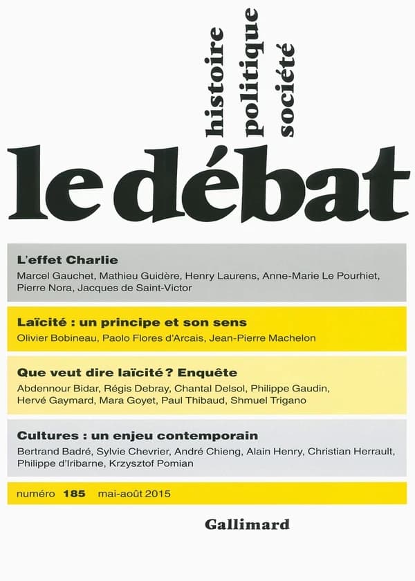 Revue Le Débat n.185 : Mai-août 2015