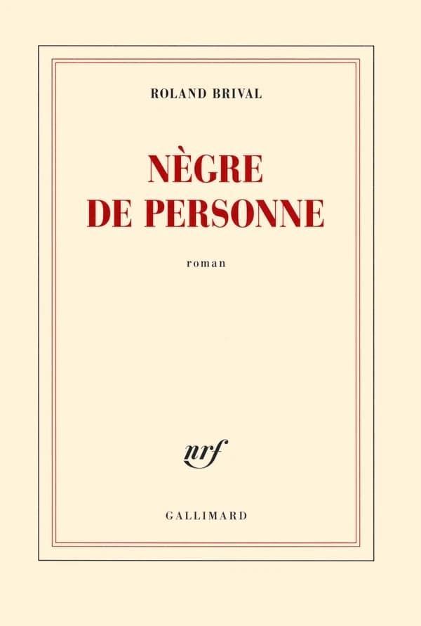 Nègre de personne : roman