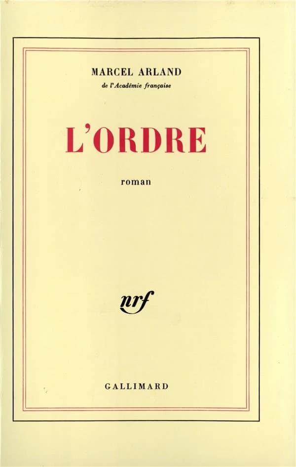 L'ordre : roman