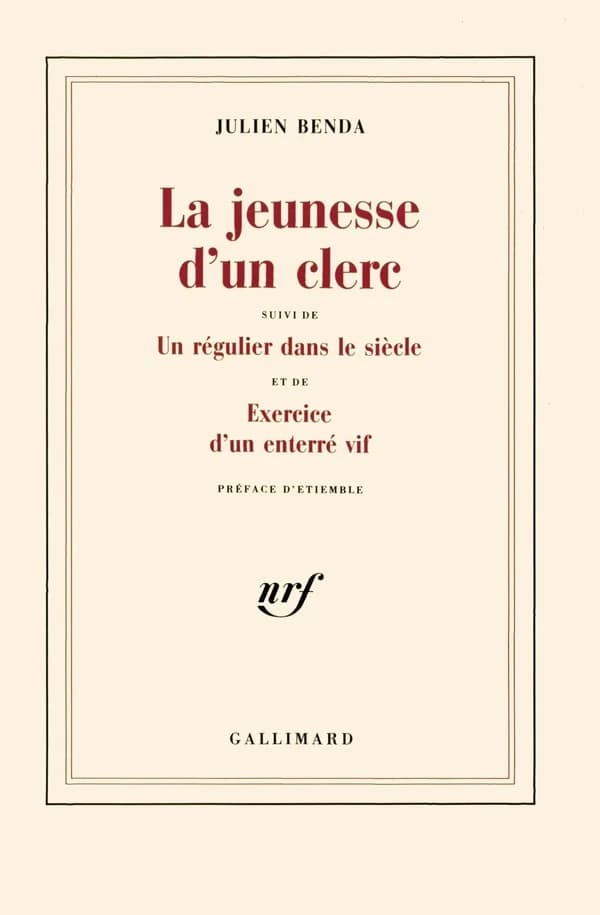 La jeunesse d'un clerc ; suivi de Un régulier dans le siècle ; et de Exercice d'un enterré vif