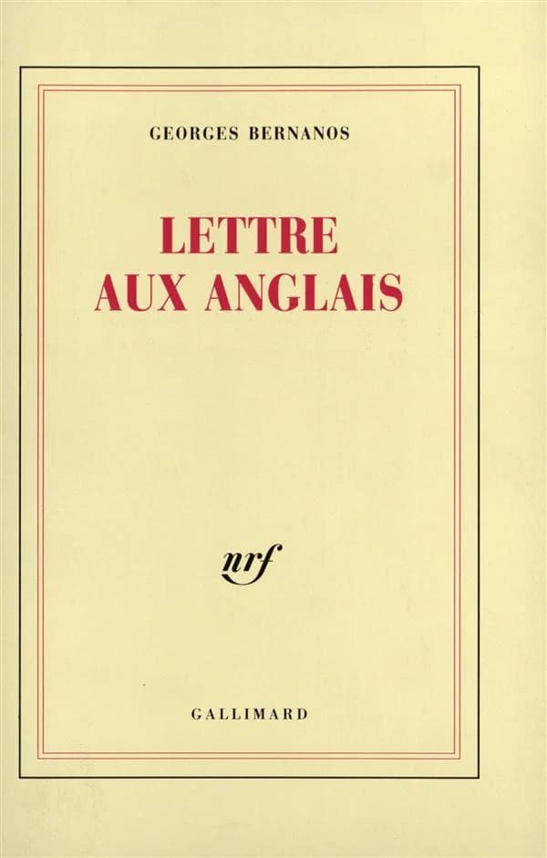 Lettre aux anglais