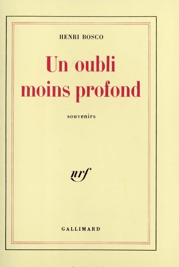 Un oubli moins profond : Souvenirs - I