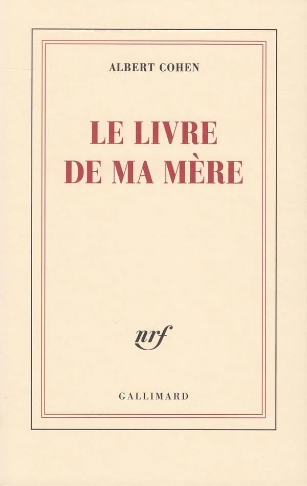 Le Livre de Ma Mère