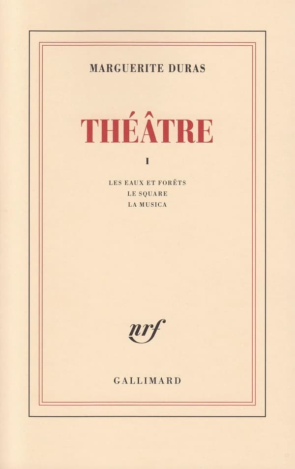 Théâtre, tome 1