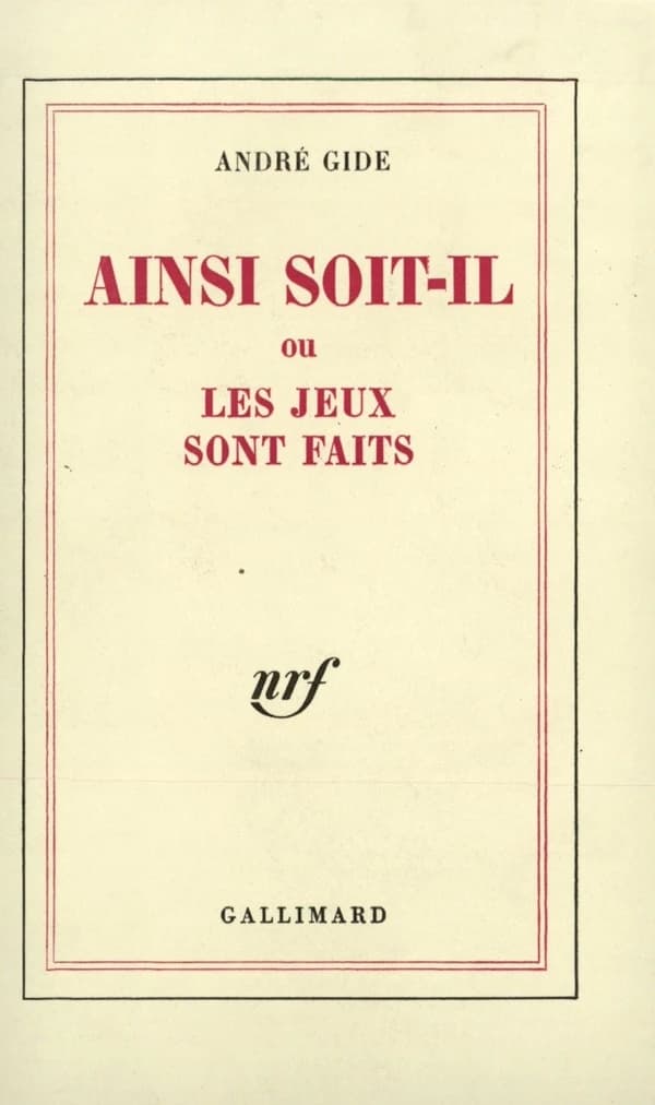 Ainsi soit-il ou les jeux sont faits