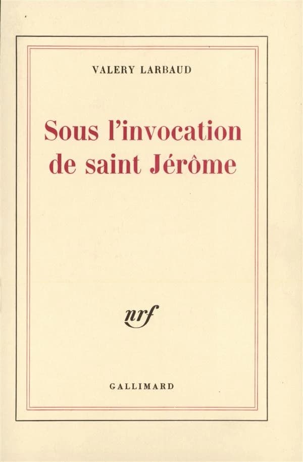 Sous l'invocation de Saint Jérôme