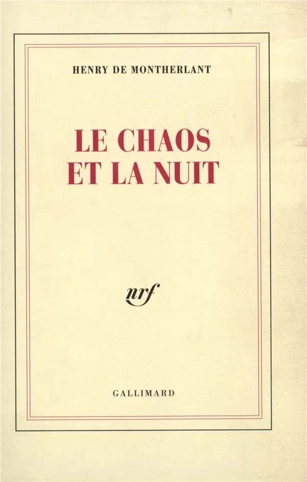 Le chaos et la nuit