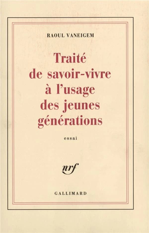 Traité du savoir vivre à l'usage des jeunes générations