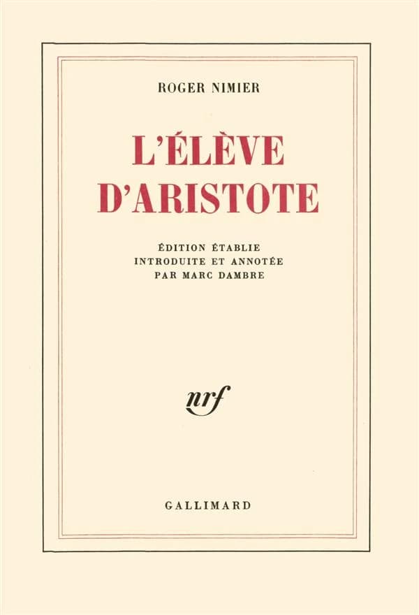 L'Élève d'Aristote