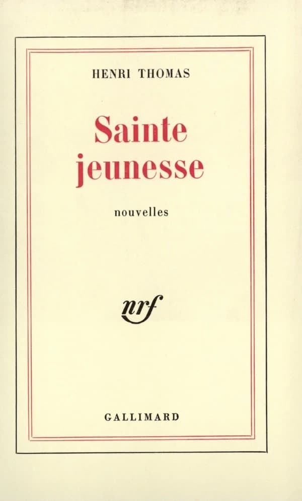 Sainte jeunesse : [nouvelles]
