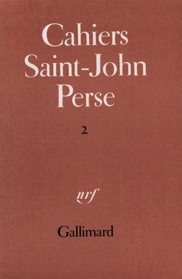 Cahiers saint-john perse