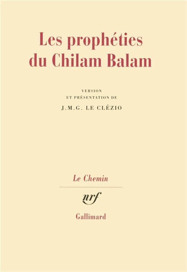 Les prophéties de Chilam Balam