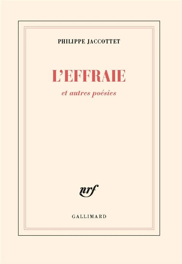 L'Effraie : et autres poésies
