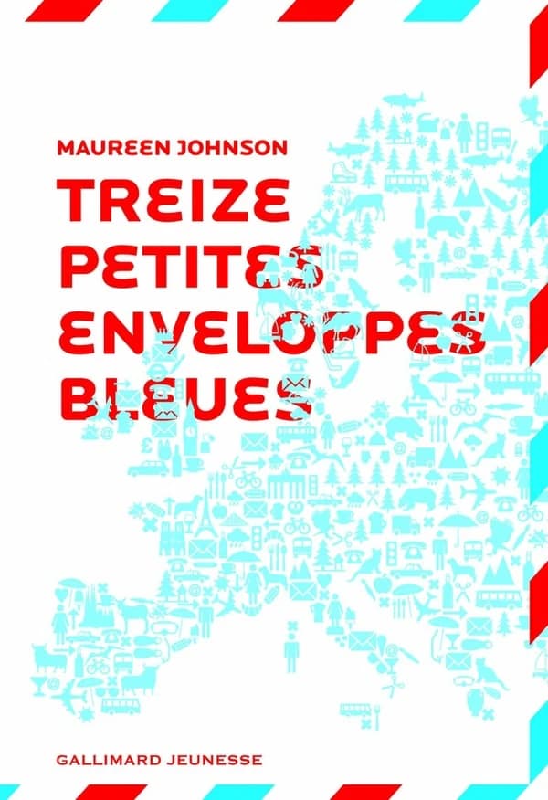 13 Petites Enveloppes bleues