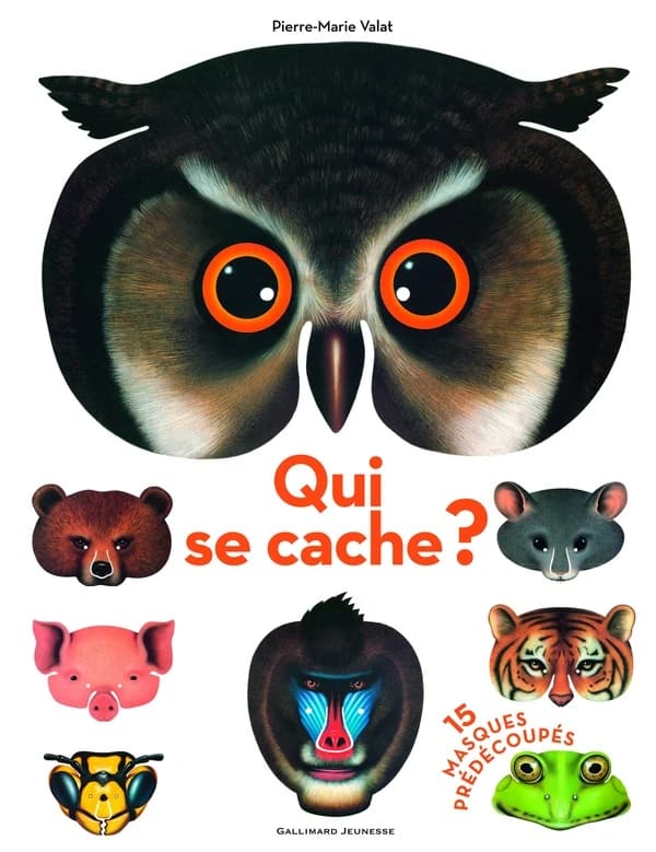 Qui se cache ? : 15 masques prédécoupés : [Image à découper]