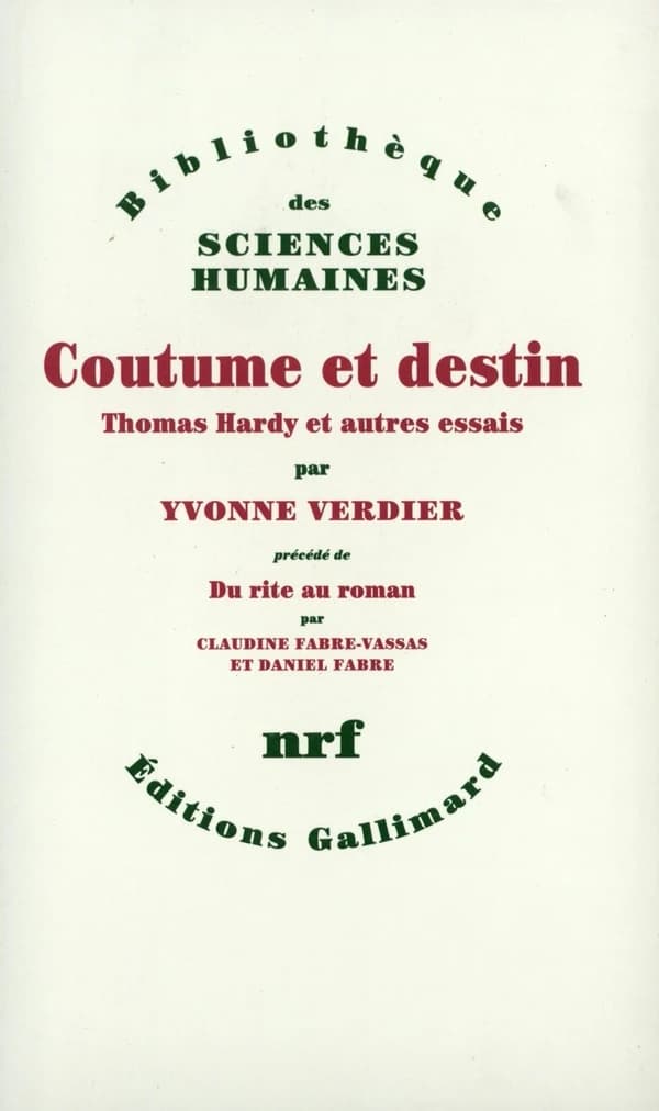 Coutume et destin : Thomas Hardy et autres essais