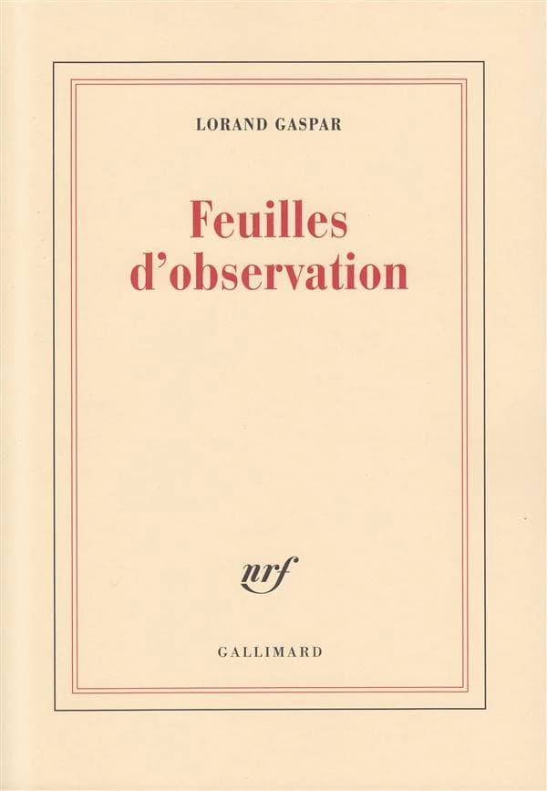 Feuilles d'observation