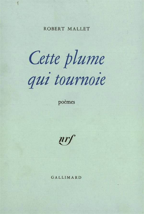 Cette plume qui tournoie : poèmes