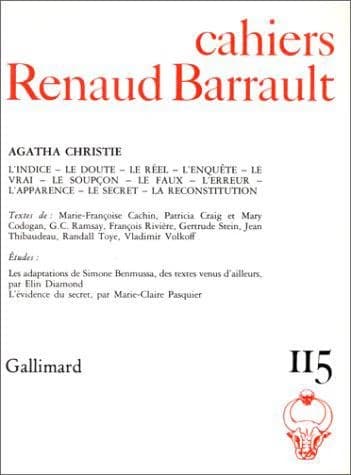 Cahiers renaud barrault