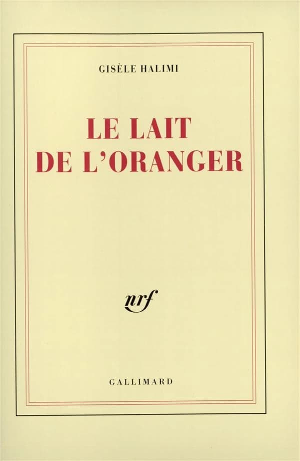 Le Lait de l'oranger