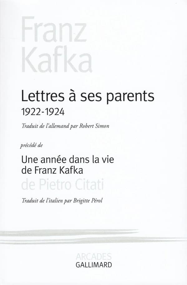 Lettres à ses parents : 1922-1924