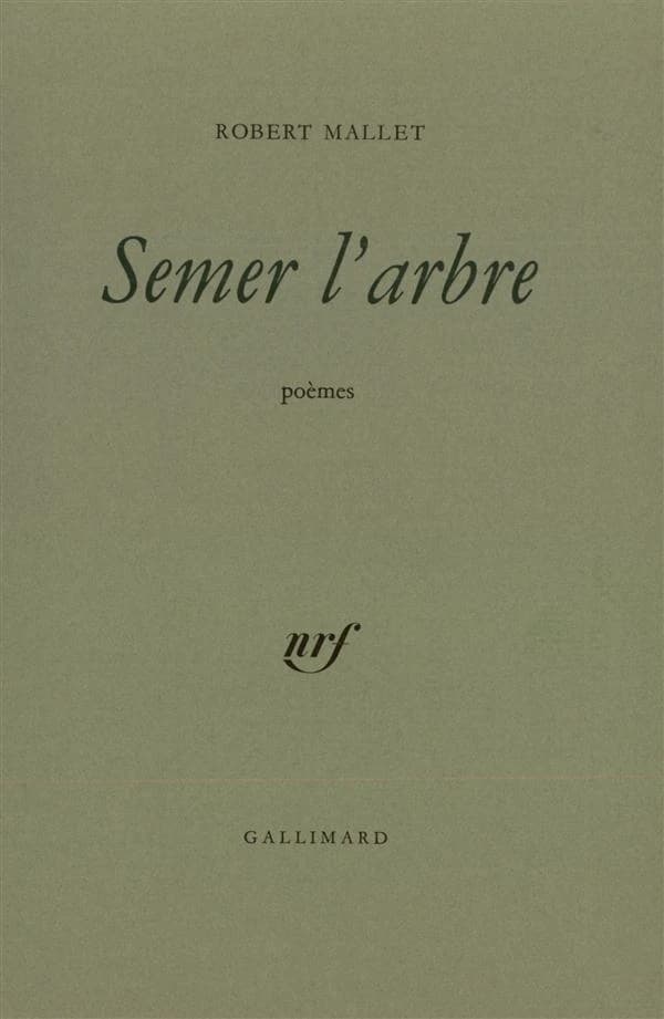 Semer l'arbre : poèmes
