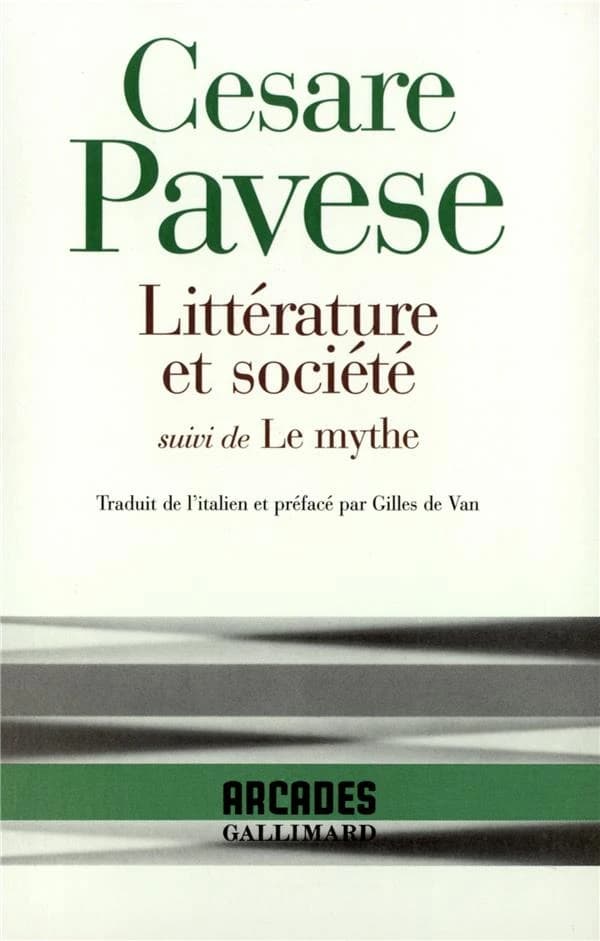 Littérature et société ; suivi de Le mythe